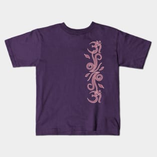 Flowering Om Kids T-Shirt